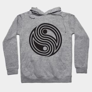 Modern Yin Yang symbol Hoodie